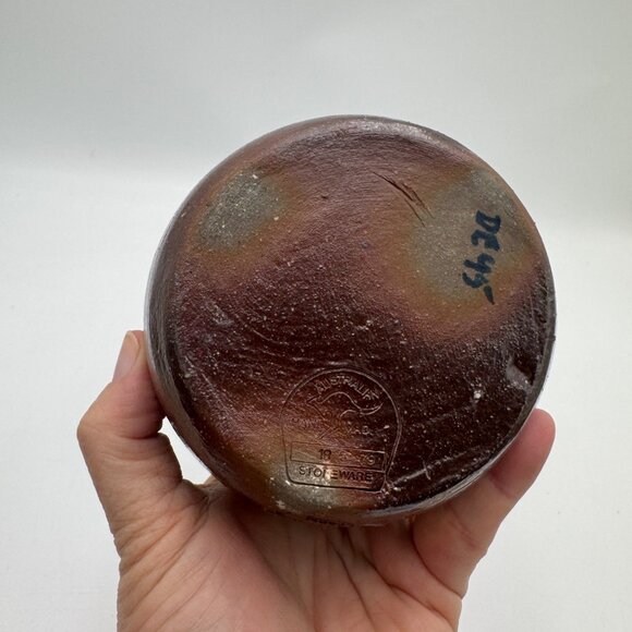 Australian Pottery 9" Vase - Bendigo Pottery 'Epsomware' - ca. 1979 to 1985 bro - Picture 6 of 10